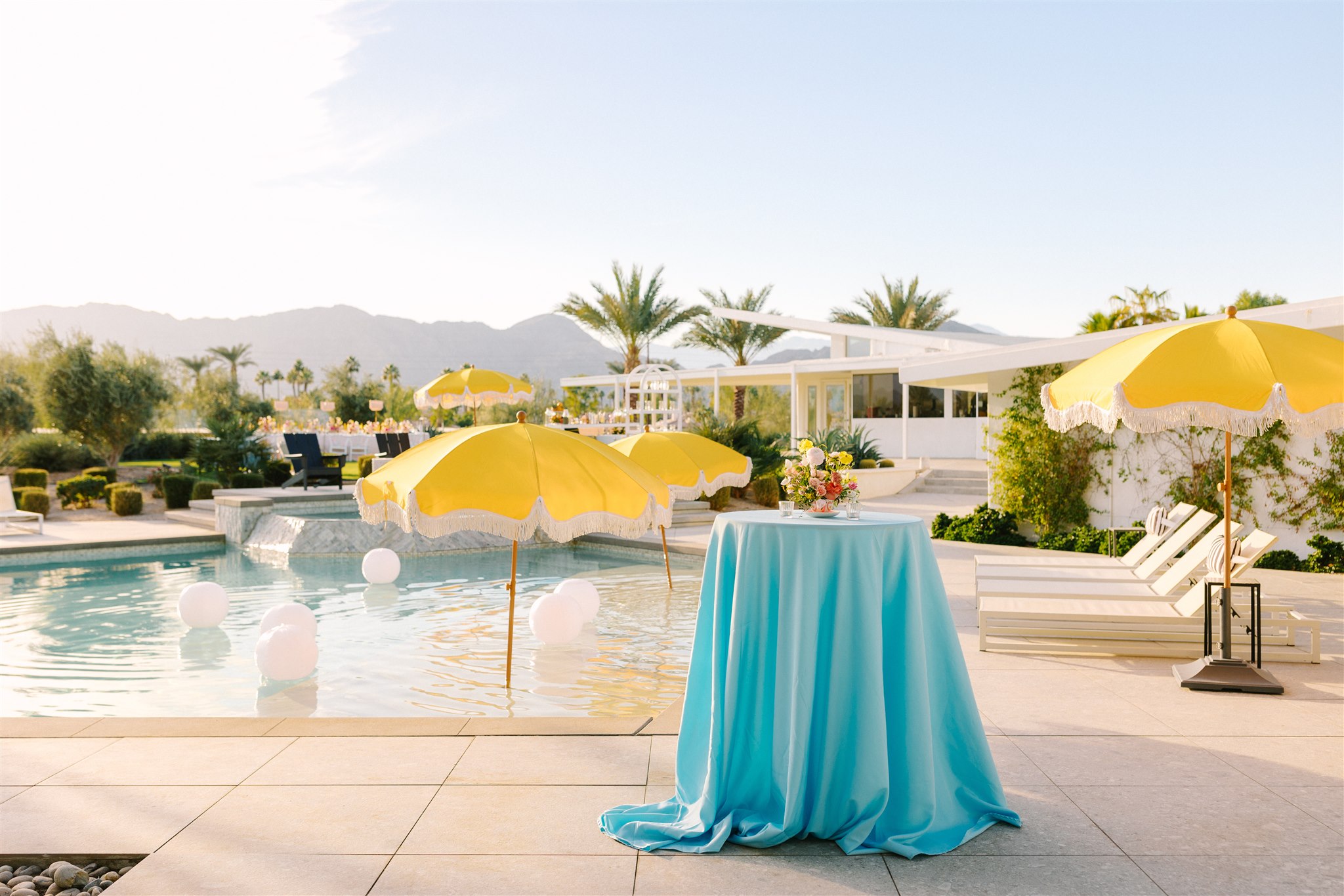 wedding venue with pool